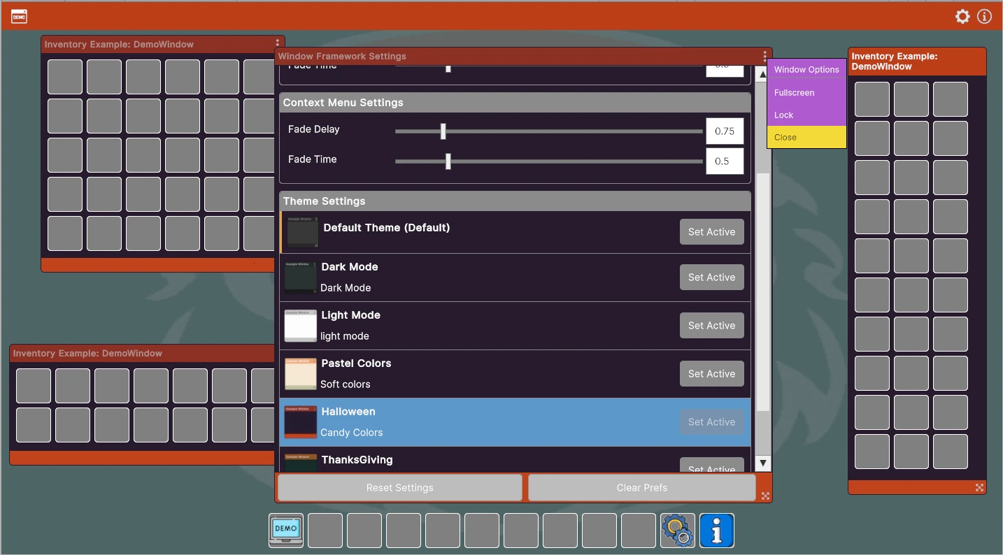 Resizing ui windows example