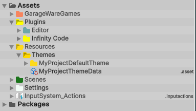 Theme manager select data file dialog
