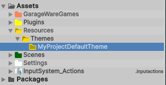 Create new theme folder