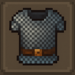 Low resolution game icon for Chain Mail armor